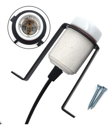 POFET Reptile Ceramic Heat Lamp Holder - Pet Heater Bracket for E27 Bulb (EU Plug) - Enhance Your Pet's Habitat - Buy Online on GoSupps.com
