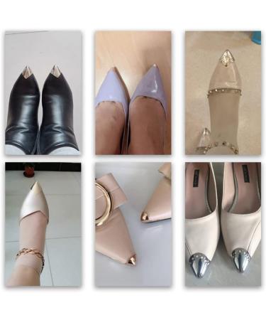 High Heel Chair Metal Toe Protective Cover - 3 Pairs Toe Inserts for Stylish Women's Shoes - Red Bottom Protectors - 4X3cm - Buy Online on GoSupps.com