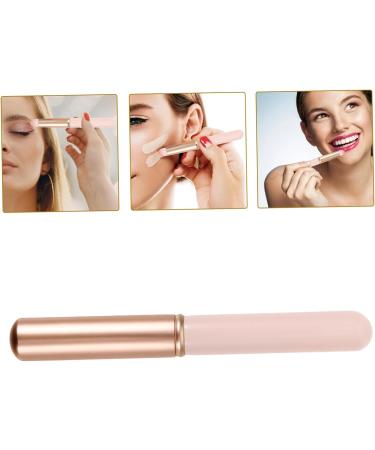 Lip Blending Brush Makeup Brush for Lip Gloss & Lipstick Application Lipstick Applicator Lip Gloss Brush Lip Mask Brush Lip Makeup Lip Balm Aluminum Tube Pink Round Head - Buy Online on GoSupps.com