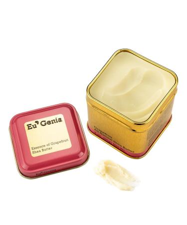 Eu'Genia Everyday Shea Butter (Grapefruit  2oz)  100% Pure Unrefined Ghanaian Shea  Premium Face & Body Moisturizer for All Skin and Hair Types Grapefruit 2 Ounce (Pack of 1)