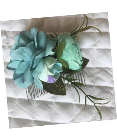 DOITOOL Bridal Hair Accessories for Wedding Artificial Flower Hair Clip Wedding Floral Crown Flower Wreath Hair Comb Bridal Hair Comb Accessories Hair Barrettes Vintage Headgear - Buy Online on GoSupps.com