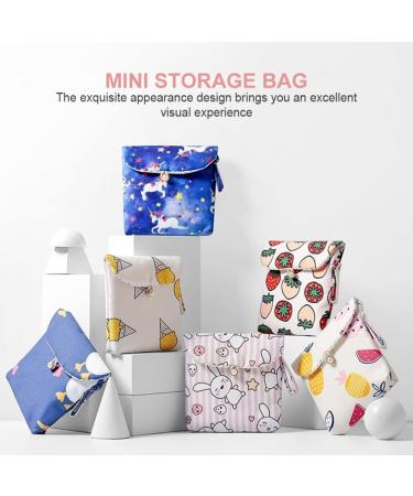 4Pcs Multitool Wallet Period Bag Set | Linen Coin Purse & Sanitary Napkin Storage | Portable Tampon Pouches for Women & Teens - Buy Online on GoSupps.com