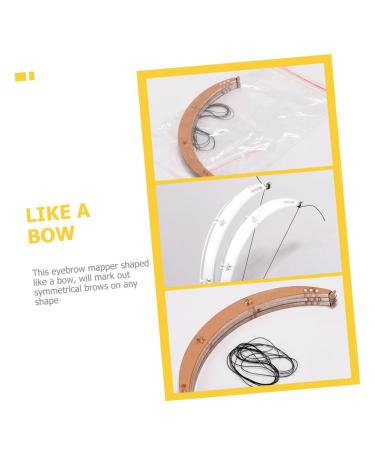 Beavorty 4 sets Shaping Measuring Shape Ruler Bow Shaper Line Eyebrow Measure Mapping Marker Horizontal Tool 1 count (Pack of 1) As Shownx4pcs - Buy Online on GoSupps.com