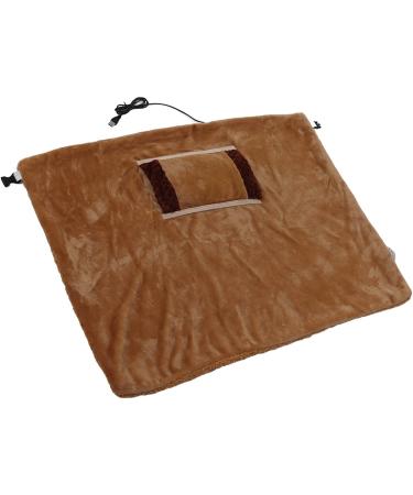 Buy Pssopp Heated Warm Scarf - Fast Heating USB Flannel Electric Blanket for Camping | Cozy Brown - International Shipping Available - Buy Online on GoSupps.com
