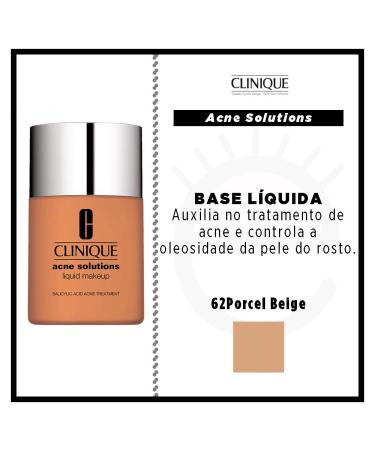 Clinique Acne Solutions Liquid Makeup Foundation 1 oz - 16 Fresh Porcelain Beige (MF) - Buy Online on GoSupps.com