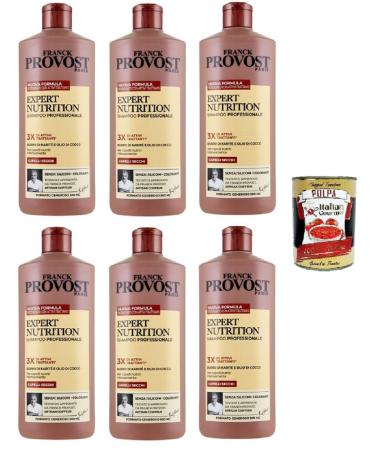 Italian Gourmet E.R. Franck Provost Expert Nutrition Professional Shampoo 6 x 500 ml + Italian Gourmet Polpa 400 g