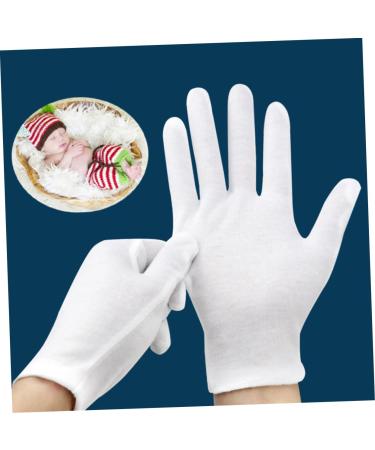 Beaupretty 20 Pair Jersey Gloves Inspection Gloves Cotton Gloves for Gloves for Ceremony Soft Cotton Gloves moisturizing Gloves Warm Work Gloves Women's White Film Dry Hands 23X13cm White - Buy Online on GoSupps.com