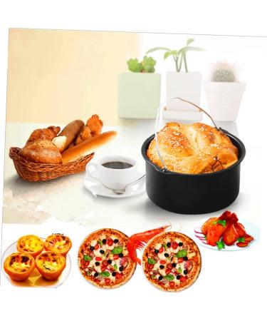 Healeved 1pc Air Fryer Baking Tin Air Fryer Bread Pan Non- Stick Airfryer Accessory Nonstick Air Fryer Fryer Oven Pan Frying Pot Cake Fittings Kitchen Tool Baking Pan Metal - Buy Online on GoSupps.com