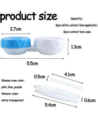 3-Part Contact Lens Applicator & Container | Safe Tool for Removing & Storing Contact Lenses - Buy Online on GoSupps.com