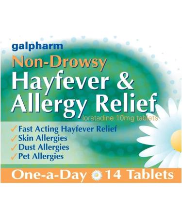 GALPHARM Loratadine 10mg Hayfever Allergy Relief Tablets - 14 Pack - Buy Online on GoSupps.com