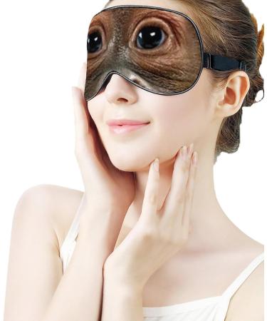Funny Orangutan Sleep Mask - Adjustable Eye Cover for Men and Women - Blocks Light for Travel and Naps - Buy Online on GoSupps.com