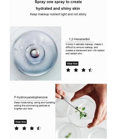 Lightweight setting spray for a long-lasting makeup look with a natural glow (2) - Buy Online on GoSupps.com