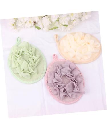 Angoily 6 Pcs Bath Gloves & Elf Lip Balm Set - Japanese-Style Exfoliating Loofah Mitts & Shower Scrubbers for Ultimate Relaxation - Buy Online on GoSupps.com
