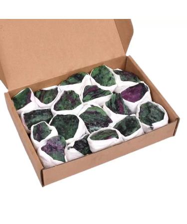 1pc 250mm-200mm Natural Crystal raw Rough Box Epidote Stone Natural Luster