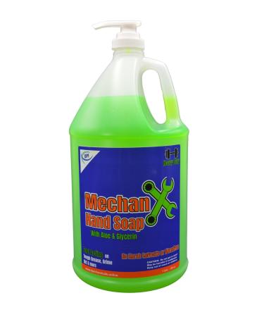 DPI MechanX Hand Soap heavy duty non abrasive fast acting on grease grime and dirt. Gentle on hands non drying or chapping for everyday use.. 1 Gallon with pump