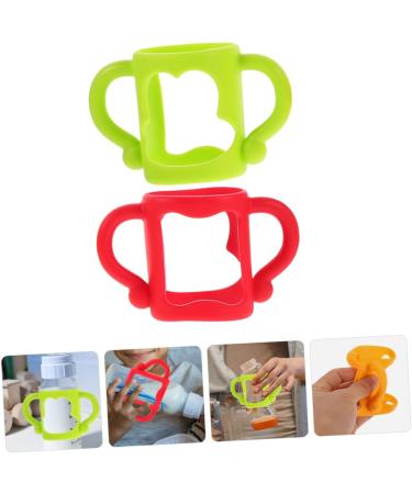 Abaodam 8 Pcs Silicone Bottle Handle Bottle Grip Silicone Bottle Grip Nursing Bottle Handle Newborn Bottle Grip Bottle Handles Child Multifunction Milk 13.00X7.00X6.50CMx4pcs Assorted Colorx4pcs - Buy Online on GoSupps.com