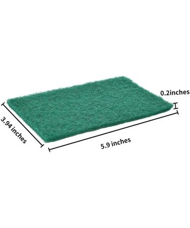 Luejnbogty 40Pcs Scrub Sponge Scouring Pad Kitchen Cleaning Rag Frosted Brushed Pot and Bowl Brush - Buy Online on GoSupps.com