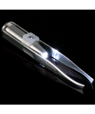 Eutuxia Tweezers with LED Light. Eyebrow and Eyelash Hair Removal Tool. Pluck & Trim Unwanted Hairs. Illuminate Dark Areas with Bright Lighting for Better Accuracy & Precision. Stainless Steel. 2 PK  - Buy Online on GoSupps.com
