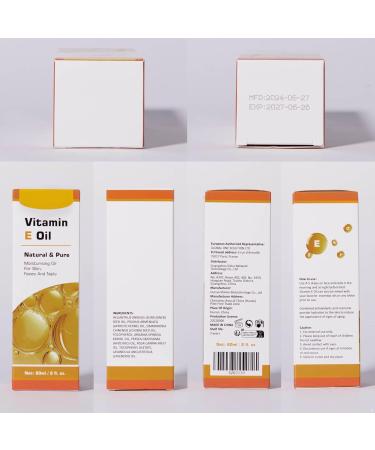 Aislor Vitamin E Oil 60ML Dry Skin Care Facial Hydration Moisturizer for Women Girls Hair and Hand Nourishment Black One Size One Size Black - Buy Online on GoSupps.com