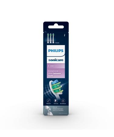 Philips Sonicare Intercare Replacement Toothbrush Heads - Pack of 3, White HX9003/65 - Buy Online on GoSupps.com