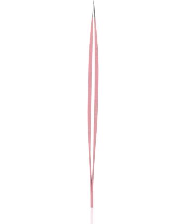 Rubis 2-in-1 Tweezers - Pointed & Fine Splinter Tweezers for Eyebrows Ingrown Hair - Pink | International Shipping - Buy Online on GoSupps.com
