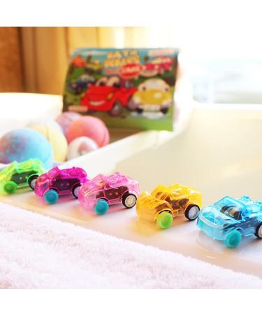CF Natural Daily Cars Bath Bomb Gift Set - 6 Pack 7oz Huge Bath Bombs for Kids | Organic Rich Foam, Strong Fizzie Formula | With Pull-Back Cars Inside | Children's Bath Time Fun - Buy Online on GoSupps.com