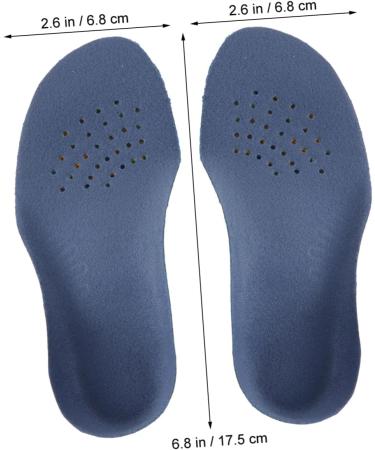 NOLITOY Memory Foam Insoles for High Arch Support - Comfortable Half Insoles & Cushion Pads for Plantar Feet Relief - Size 3 - Buy Online on GoSupps.com