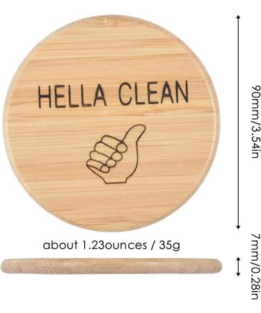 Libetter Dishwasher Clean Dirty Sign - Bamboo Non-Scratch Strong Magnetic Flip Indicator | Non-Scratch Easy To Read Dishwasher Sign for Better Kitchen Organization - Buy Online on GoSupps.com