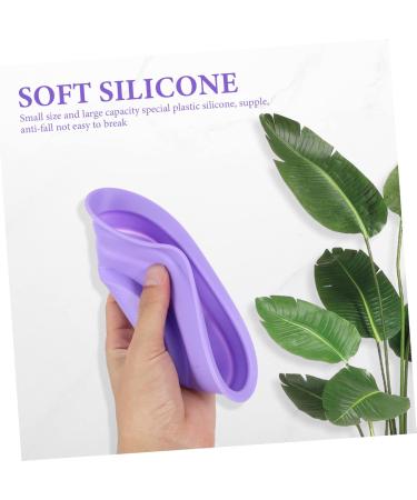 SOESFOUFU Cleaning Pad Clock Wall Decor Silicon Brush Cleaner Beauty Tools Brush Washer Cosmetic Brush Cleaning Bowl Makeup Brush Scrubber Pad Face Make up Cushion Silica Purple 14.5x11cm Purple - Buy Online on GoSupps.com