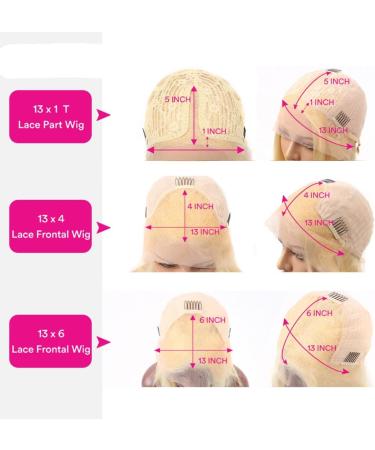 40 Inch 613 Blonde Lace Front Wig - Real Hair Body Shaft HD Lace Frontal Pre-Plucked Transparent 250 Density for Women - #613 18 Inch 13x1 Lace Wig - Buy Online on GoSupps.com