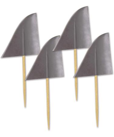 Shark Fin Food Decoration Party Picks 150 Piece Cupcake Toppers Under The Sea Birthday Supplies - Buy Online on GoSupps.com