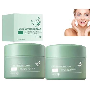 Color Correcting Treatment Cream Green Color Corrector Soothing Face Cream Dark Spot Corrector Moisturizing Green Corrector for All Skin Types