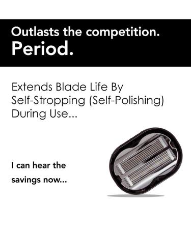Premium Omnishaver Cartridge Refill Kit - Self-Cleans & Strops - Durable & Comfortable - 4 Cartridges - Buy Online on GoSupps.com