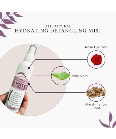 Hydrating Rosewater Loc Spray | Dread Detangler & Retwist with Aloe Vera for Itchy Scalp - 6oz - Buy Online on GoSupps.com