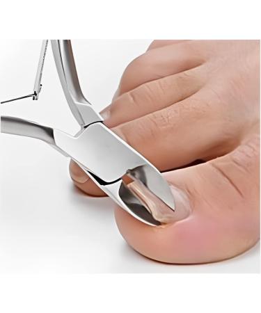 Pro Heavy Duty Barrel Spring Toe Nail Cutter - Sharp Trimmers for Thick Toenails - Manicure & Pedicure Clippers for Men and Women - Stainless Steel - Buy Online on GoSupps.com