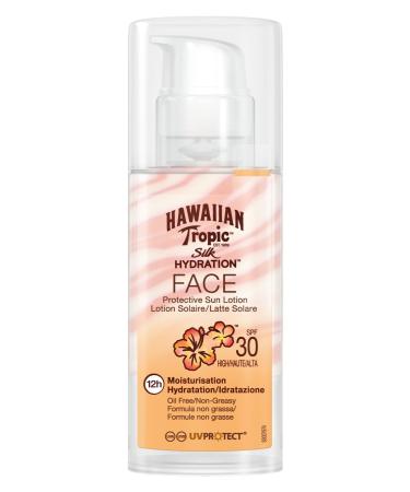 Hawaiian Tropic Silk Hydration Faces Lotion SPF 30 1.7 oz