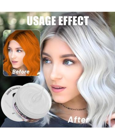 SOVONCARE Temporary Colored Hair Wax #3 Snow White - Perfect for Halloween Cosplay & Holidays | 4.23 Oz for Men Women & Kids | International Shipping Available - Buy Online on GoSupps.com