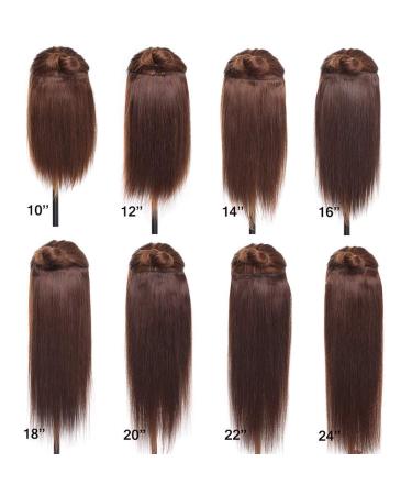 SEGO Clip In Extensions | Real Remy Hair | Heat Resistant Straight Honey Blonde #27 | 10 (25cm) - 50g - Buy Online on GoSupps.com