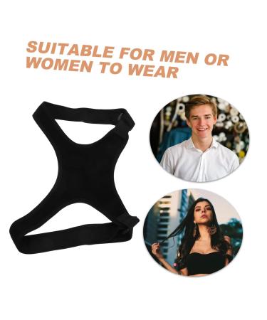 KICHOUSE Belt Holder Shoulder Rest Brace Posture Band Posture Straps for Men Polyester Black - Buy Online on GoSupps.com