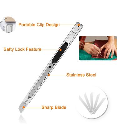 Famomatk 27PCS Craft Weeding Tools for Vinyl Kit Utility Knife Vinyl Weeding Tool Set with 12Inch Paper Cutter Trimmer for Scrapbooking Silhouettes Cameos DIY Art Crafting Cutting Splicing Cardstock white - Buy Online on GoSupps.com
