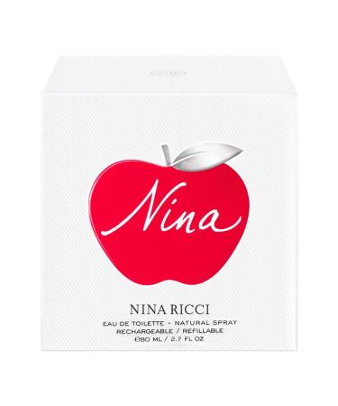 Nina By Nina Ricci For Women - Indulgent Designer Perfume For Her - Floral Fruity Scented Eau De Toilette Spray Infused With Apple Amalfi Lemon And Lime - Stylish Bottle Design - 2.7 Oz EDT Spray 2.7 Fl Oz (Pack of 1) - Buy Online on GoSupps.com