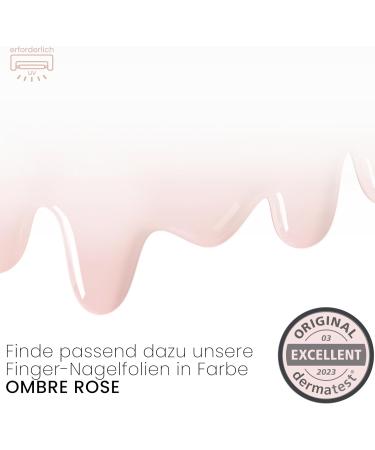 Bot 32x UV Gel Nail Foils - Self-Adhesive All-in-One Dermatologically Tested for Beautiful Nails | No Under or Upper Needed - Rose T - Buy Online on GoSupps.com