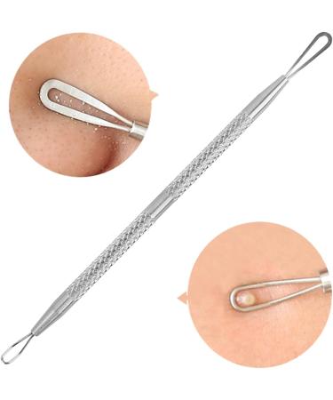 Acne Needle Stainless Steel Acne Removal Needles Pimple Blackhead Remover Tools Spoons Face Skin Care Tools Needles Facial Pore Cleaner (Color : 02) Silver - Buy Online on GoSupps.com