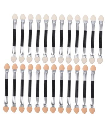 Beavorty 24pcs Latex Eye Shadow Stick Eye Makeup Eyebrow Brush Applicator Makeup Gadgets Complexion Brush Cosmetic Comestic Tools Mini Makeup Eyeshadow Makeup Sticks Sponge