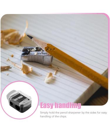 BCZR 4-Piece Makeup Sharpener Set | Double-Spitzer & Pencil Sharpener | Lipliner Tool with Container (Black) - Perfect for Precision Makeup Application - Buy Online on GoSupps.com