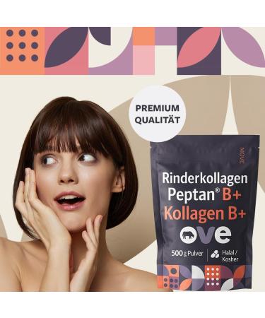 ove Collag ne B+ Bovin Collag ne Peptan B de sources les plus pures 50 doses quotidiennes halal casher sans OGM hydrolysat de collag ne poudre 500g - Buy Online on GoSupps.com