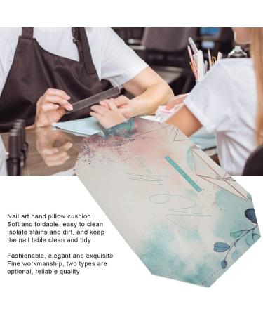 Using Fine Design Manicure Hand Pillow Pad Nail Art Hand Pillow Pad Waterproof Woman for Home(Octagonal graffiti mat) - Buy Online on GoSupps.com