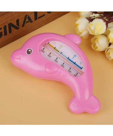 Children's Bath Thermometer - Perfect Water Temperature for a Safe Bath | Unbreakable & Robust | Pink Red Dolphin Design - Buy Online on GoSupps.com