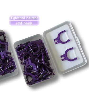 TEEsmile Evolutionary Dental Flossers Kit - 101 Piece Set with Long Handle and 100 Refillable Heads - Buy Online on GoSupps.com