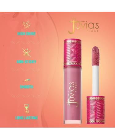 Juvia's Place Lip Reflect Non-Sticky Lip Gloss - Hydrating Long-Lasting Tinted Makeup for Glowy Lips - Kiss Me Shade 0.16oz - Buy Online on GoSupps.com